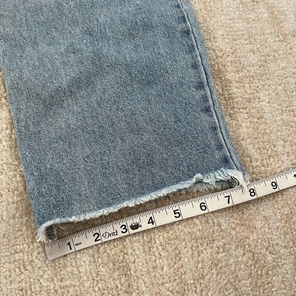 Free People We The Free High Rise Mom Jeans 31 Blue - Picture 6 of 10